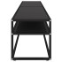 Mueble para TV vidrio templado negro 200x40x40,5