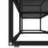 Mueble para TV vidrio templado negro 200x40x40,5
