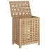 Cesto de la ropa sucia madera maciza de teca 50x35x60