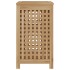 Cesto de la ropa sucia madera maciza de teca 50x35x60