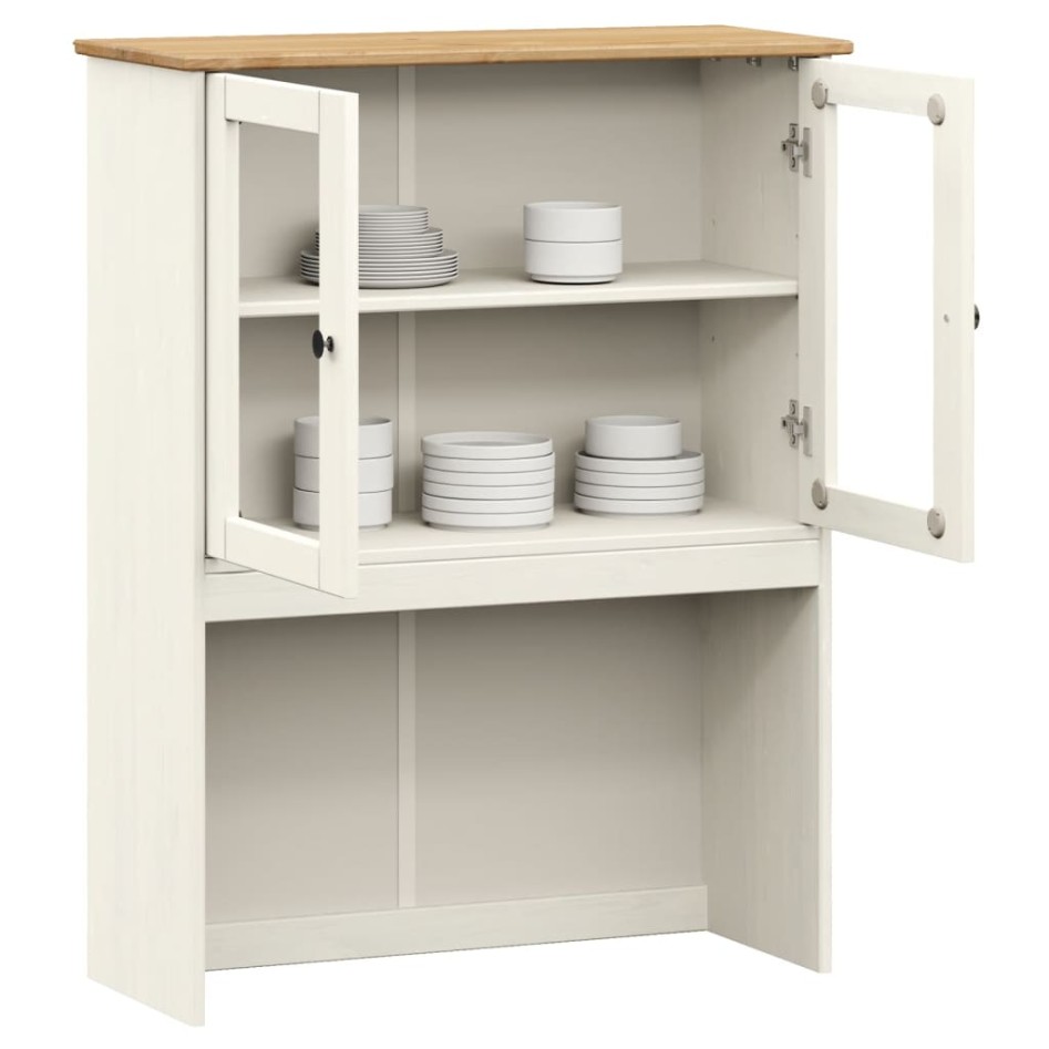 Armario superior tocador VIGO madera pino blanco 78x30x100