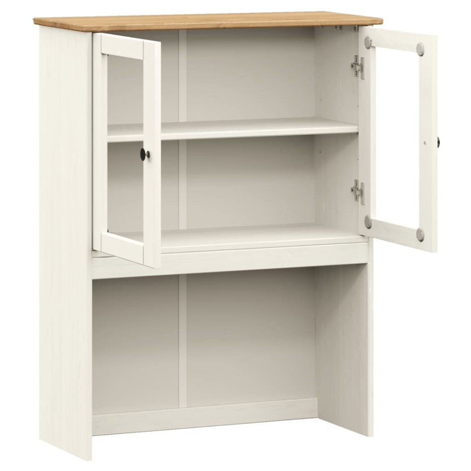 Armario superior tocador VIGO madera pino blanco 78x30x100