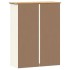 Armario superior tocador VIGO madera pino blanco 78x30x100