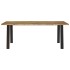 Mesa de comedor madera maciza de acacia 200x90x75