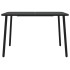 Mesa de jardín acero gris antracita 110x80x71