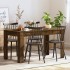 Mesa comedor madera contrachapada roble ahumado 140x74,5x76