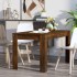 Mesa comedor madera contrachapada roble ahumado 140x74,5x76