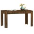 Mesa comedor madera contrachapada roble ahumado 140x74,5x76