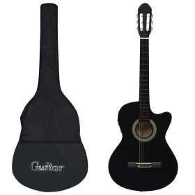 Set guitarra occidental 12 pzas con ecualizador 6 cuerdas