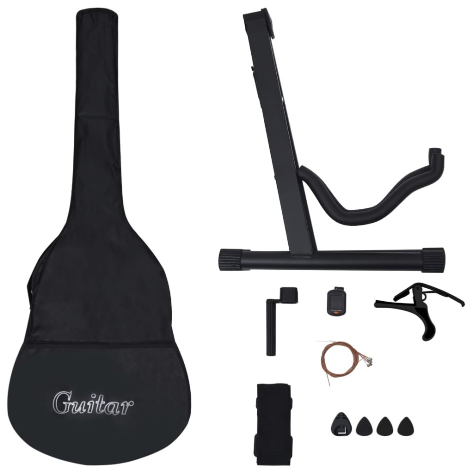 Set guitarra occidental 12 pzas con ecualizador 6 cuerdas