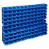 Kit de cajas de almacenaje 128 pzas paneles de pared rojo
