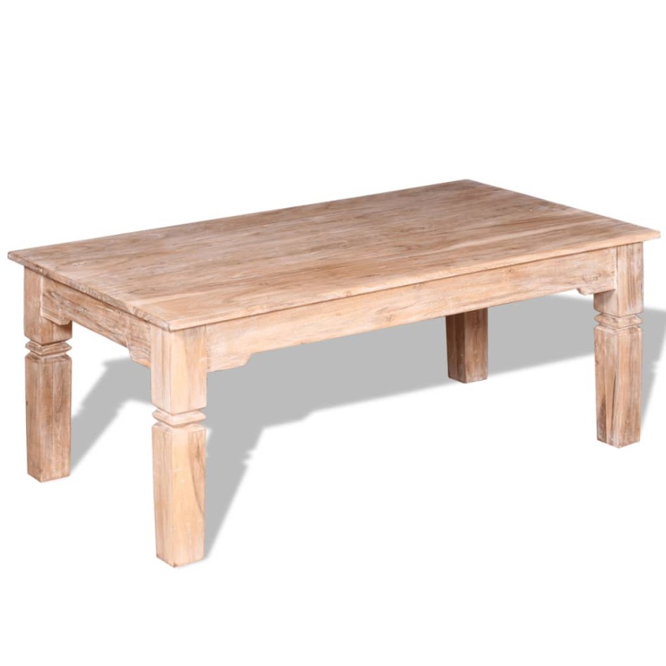 Mesa de centro de madera de acacia 110x60x45