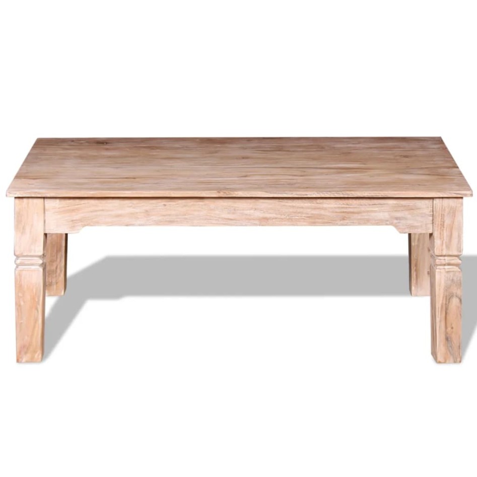 Mesa de centro de madera de acacia 110x60x45
