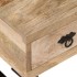 Mesa de centro con 3 cajones madera maciza de mango 90x50x35