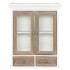 Armario de pared de madera maciza blanco 49x22x59