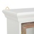 Armario de pared de madera maciza blanco 49x22x59