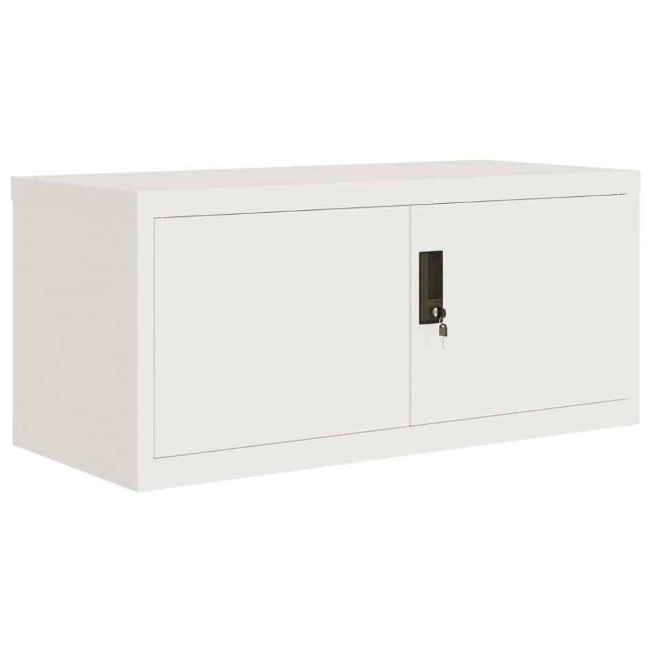 Armario archivador acero blanco 90x40x130
