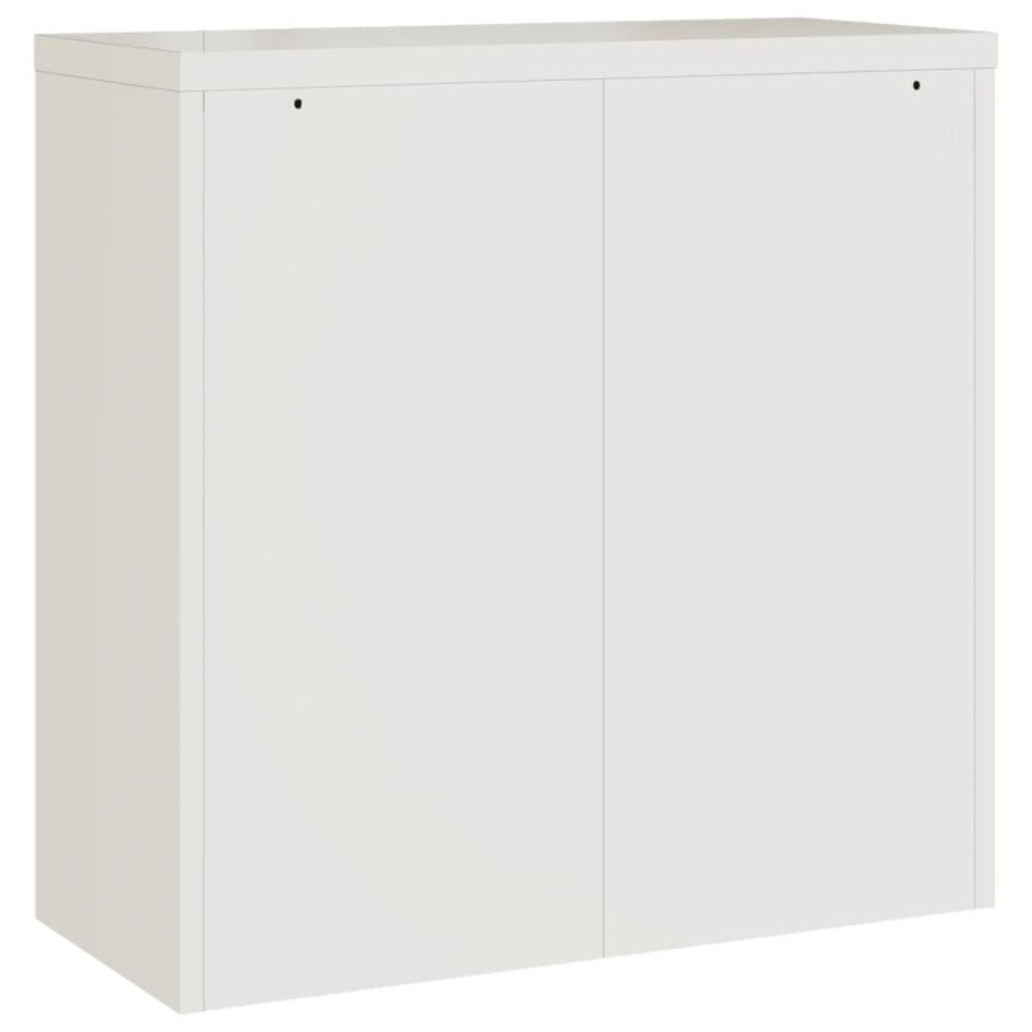 Armario archivador acero blanco 90x40x130