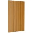 Panel de tejado acero galvanizado color madera 36 uds 80x45