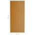 Panel de tejado acero galvanizado color madera 36 uds 100x45