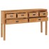 Aparador de madera maciza de teca 125x30x75