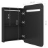 Armario de baño con espejo negro 60x11x80