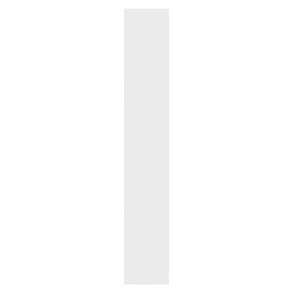 Mueble zapatero madera contrachapada blanco brillo 63x24x147