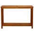 Mesa consola de jardín madera maciza de acacia 110x40x75