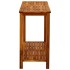 Mesa consola de jardín madera maciza de acacia 110x40x75