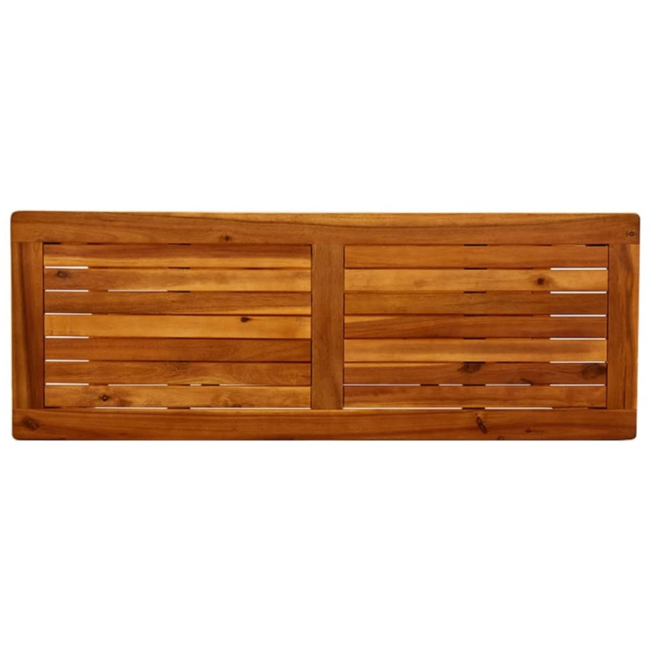 Mesa consola de jardín madera maciza de acacia 110x40x75
