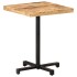 Mesa de bistró cuadrada madera de mango rugosa 60x60x75