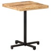 Mesa de bistró cuadrada madera de mango rugosa 60x60x75 cm