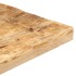 Mesa de bistró cuadrada madera de mango rugosa 60x60x75