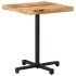 Mesa de bistró cuadrada madera de mango rugosa 60x60x75