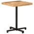 Mesa de bistró cuadrada madera de mango rugosa 60x60x75