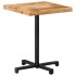 Mesa de bistró cuadrada madera de mango rugosa 60x60x75
