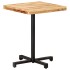 Mesa de bistró cuadrada madera de mango rugosa 60x60x75
