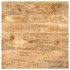 Mesa de bistró cuadrada madera de mango rugosa 70x70x75