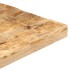 Mesa de bistró cuadrada madera de mango rugosa 70x70x75