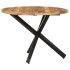 Mesa de comedor madera de mango rugosa redonda 100x100x75