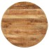 Mesa de comedor madera de mango rugosa redonda 100x100x75