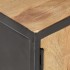Mesa de centro de madera maciza reciclada 90x50x39