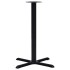 Pata de mesa de bistró hierro fundido negro 76x76x107