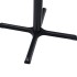 Pata de mesa de bistró hierro fundido negro 76x76x107