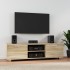 Mueble para TV madera contrachapada roble Sonoma 140x40,5x35