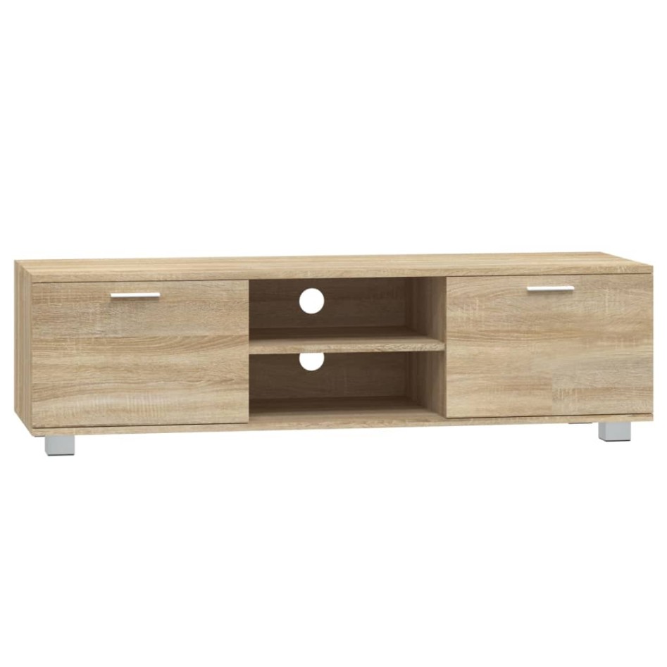 Mueble para TV madera contrachapada roble Sonoma 140x40,5x35