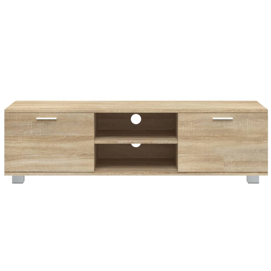Mueble para TV madera contrachapada roble Sonoma 140x40,5x35