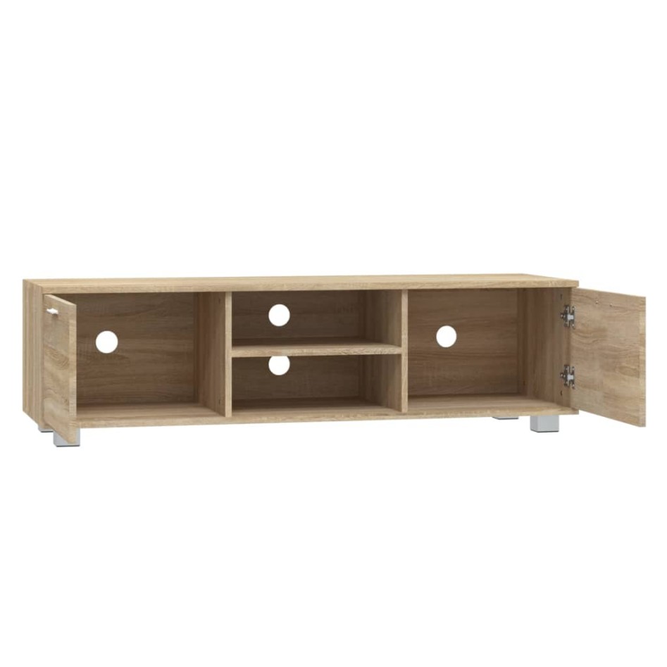 Mueble para TV madera contrachapada roble Sonoma 140x40,5x35