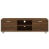 Mueble para TV madera contrachapada marrón roble 140x40,5x35