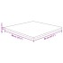 Tablero de mesa cuadrada madera roble marrón claro 80x80x2,5